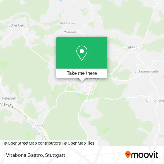 Карта Vitabona Gastro