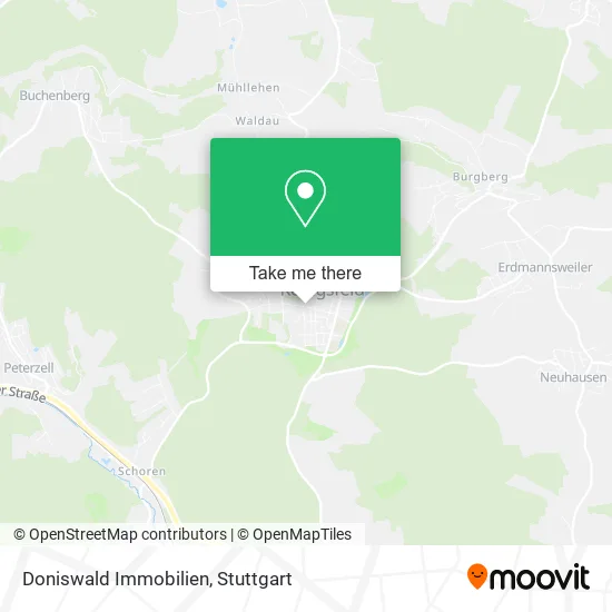 Карта Doniswald Immobilien