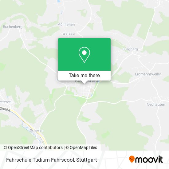 Fahrschule Tudium Fahrscool map