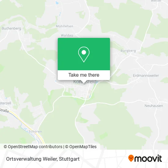 Карта Ortsverwaltung Weiler