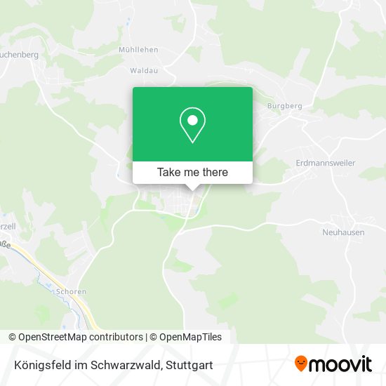 Königsfeld im Schwarzwald map