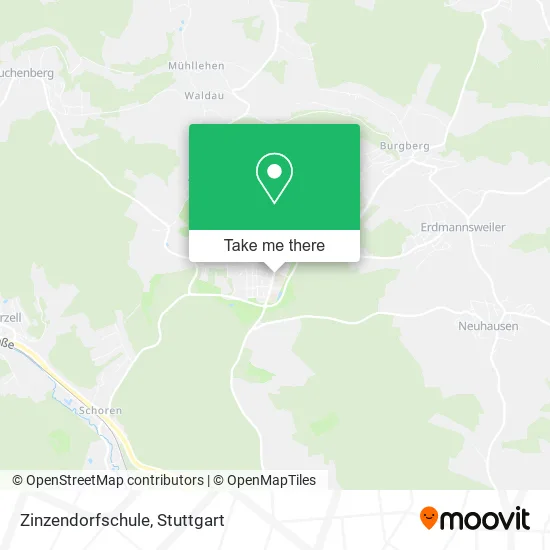 Zinzendorfschule map
