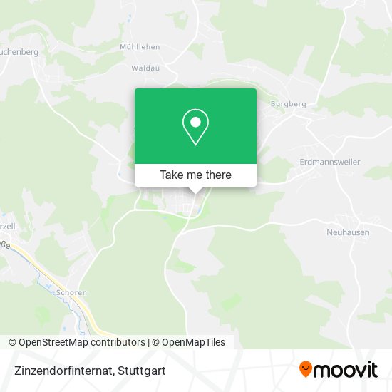 Карта Zinzendorfinternat