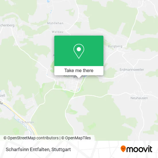 Карта Scharfsinn Entfalten