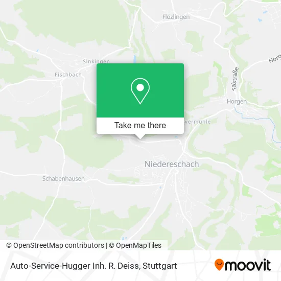 Auto-Service-Hugger Inh. R. Deiss map