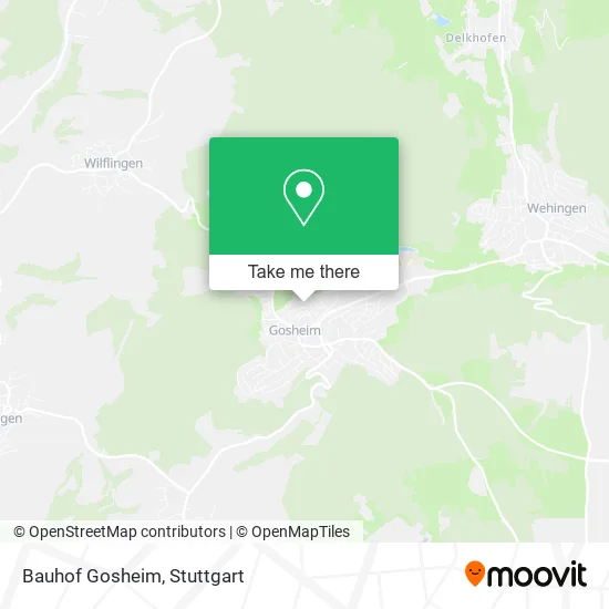 Карта Bauhof Gosheim