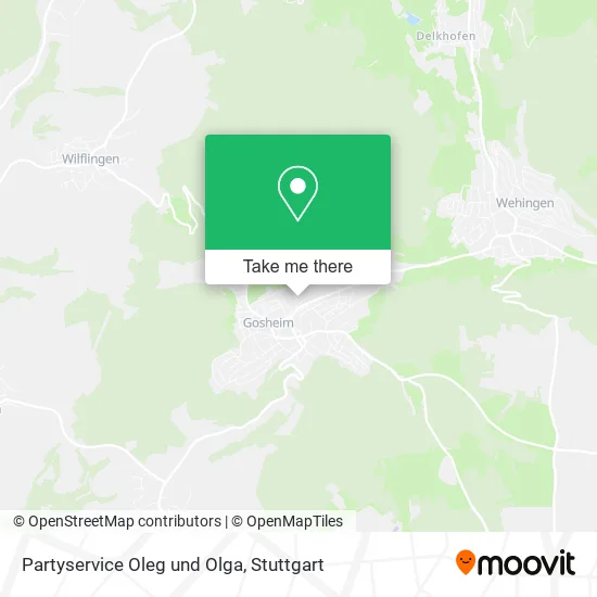 Карта Partyservice Oleg und Olga