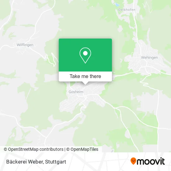 Карта Bäckerei Weber
