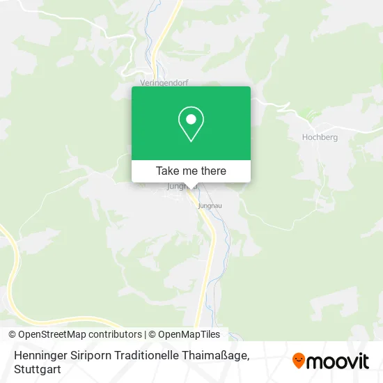 Карта Henninger Siriporn Traditionelle Thaimaßage