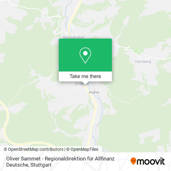 Oliver Sammet - Regionaldirektion für Allfinanz Deutsche map