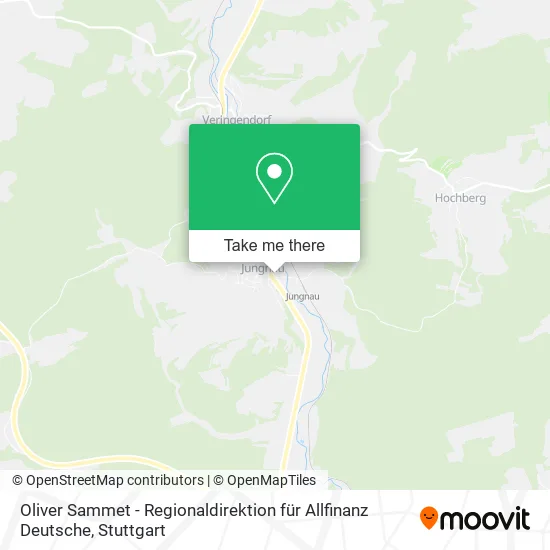 Карта Oliver Sammet - Regionaldirektion für Allfinanz Deutsche