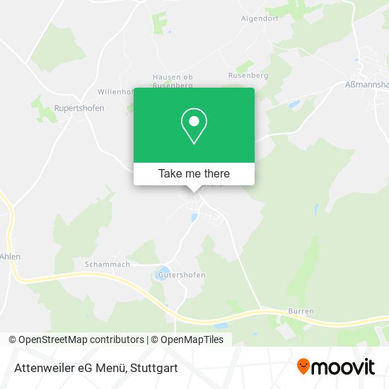 Карта Attenweiler eG Menü