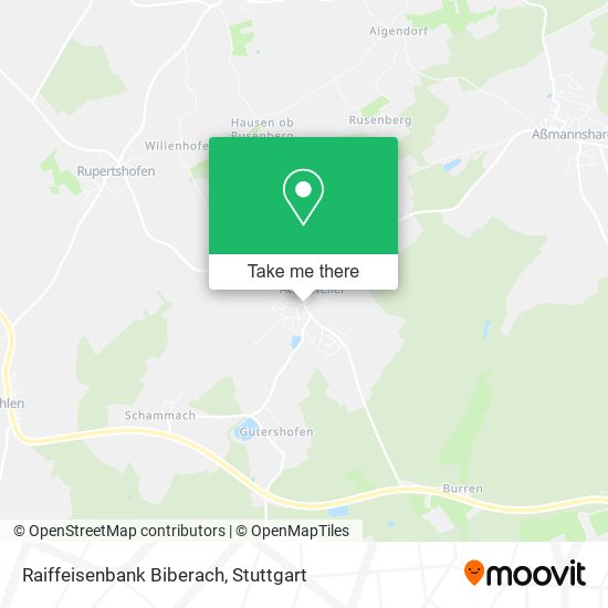 Raiffeisenbank Biberach map