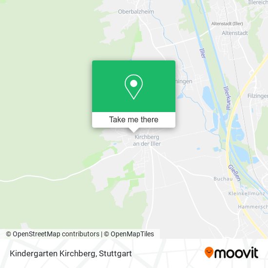 Kindergarten Kirchberg map