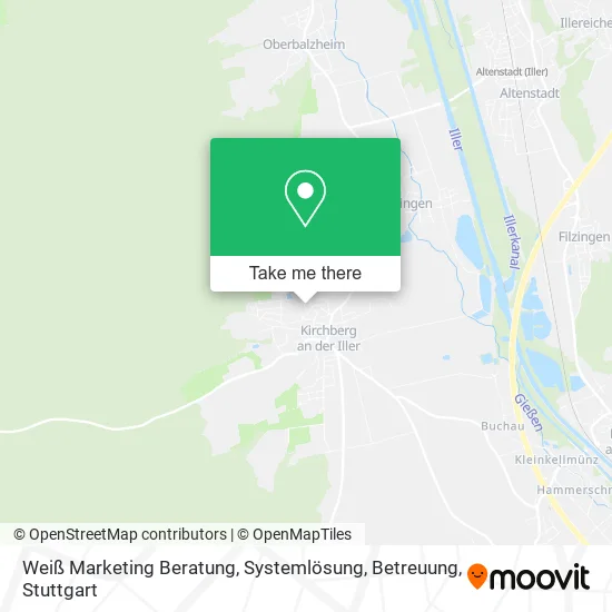Карта Weiß Marketing Beratung, Systemlösung, Betreuung