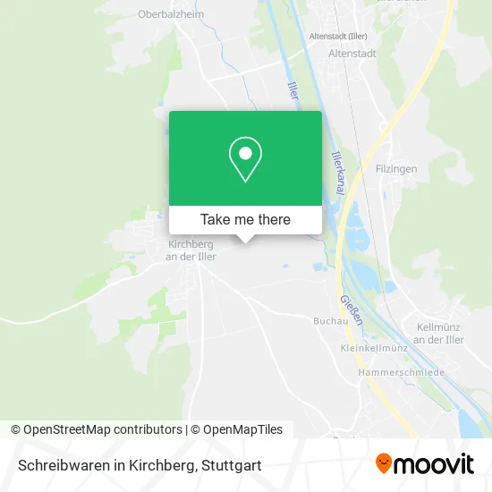 Карта Schreibwaren in Kirchberg