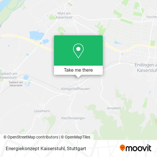 Карта Energiekonzept Kaiserstuhl