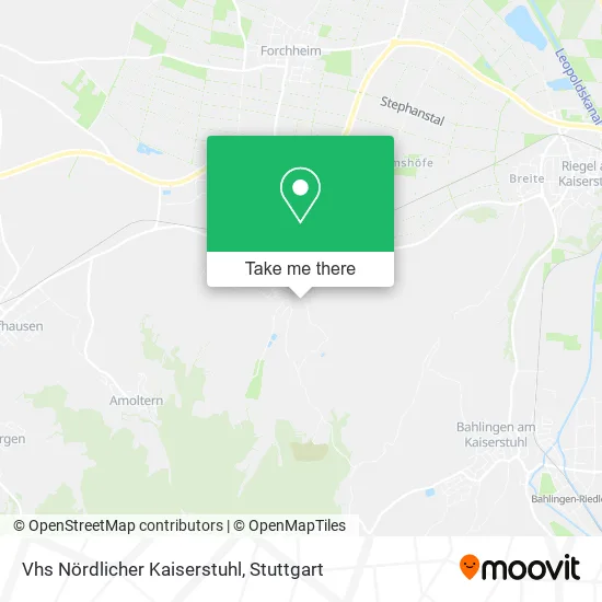 Карта Vhs Nördlicher Kaiserstuhl