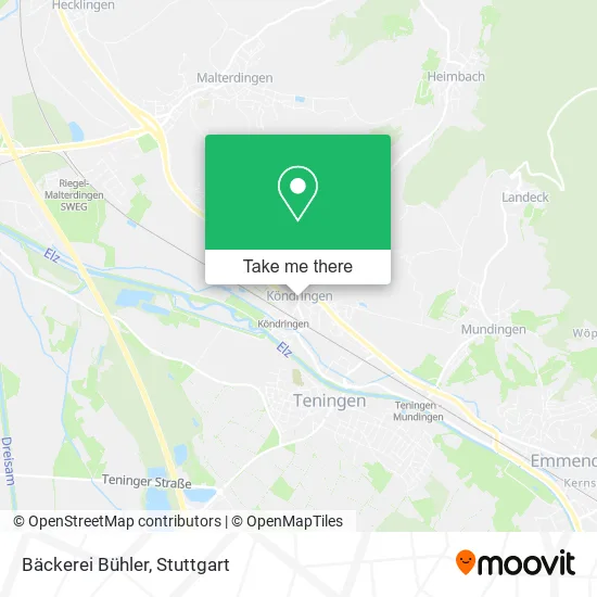 Карта Bäckerei Bühler