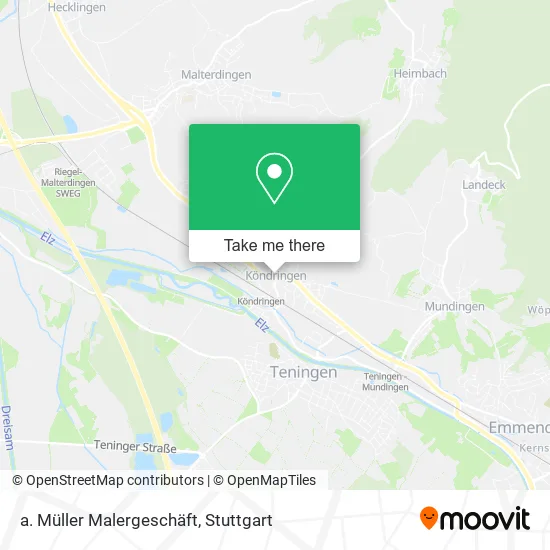 Карта a. Müller Malergeschäft