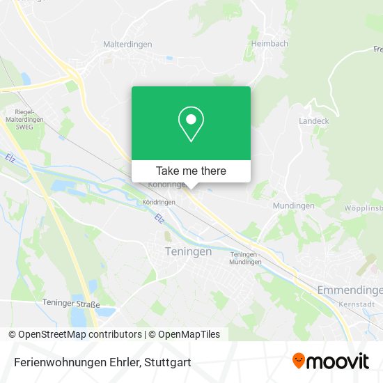 Ferienwohnungen Ehrler map