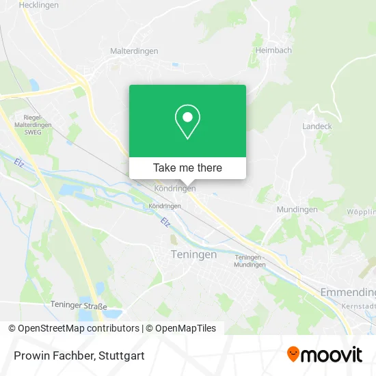 Карта Prowin Fachber