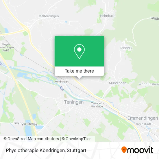 Карта Physiotherapie Köndringen