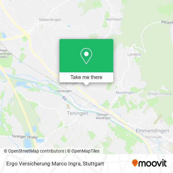 Ergo Versicherung Marco Ingra map