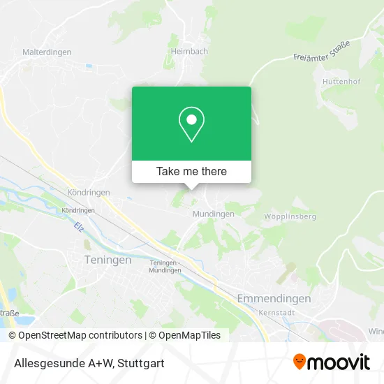 Карта Allesgesunde A+W