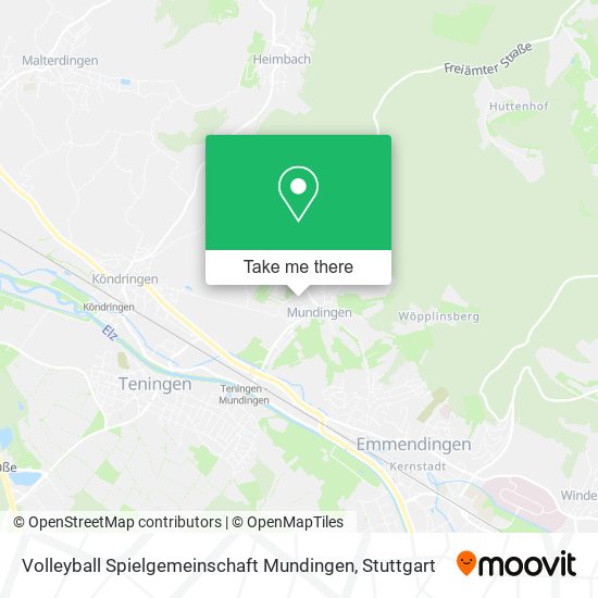 Volleyball Spielgemeinschaft Mundingen map