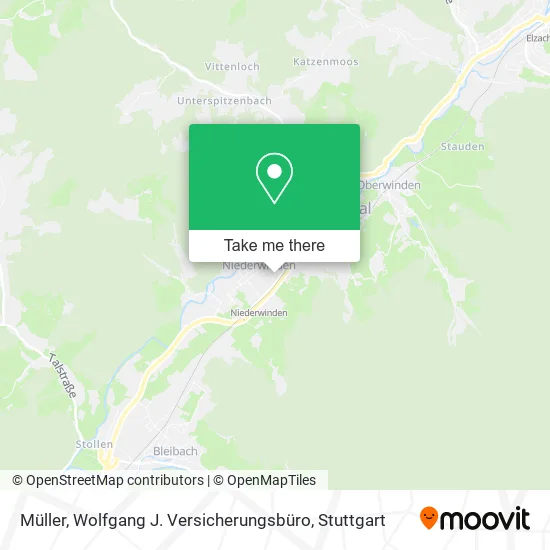 Карта Müller, Wolfgang J. Versicherungsbüro