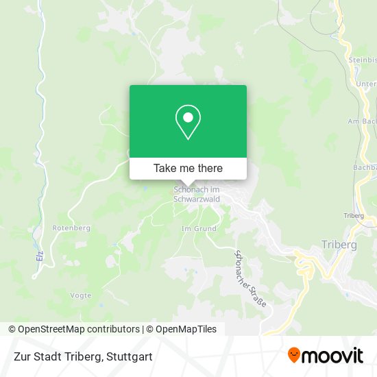Карта Zur Stadt Triberg