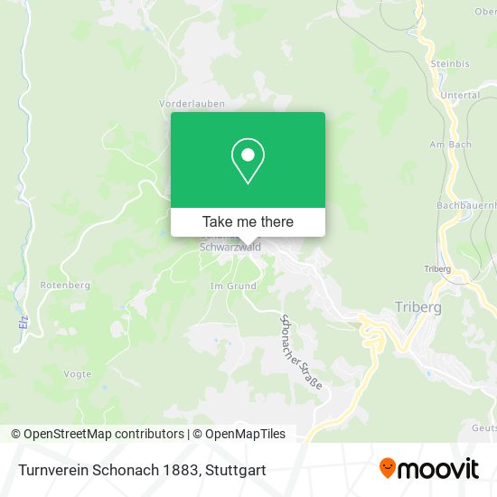 Turnverein Schonach 1883 map