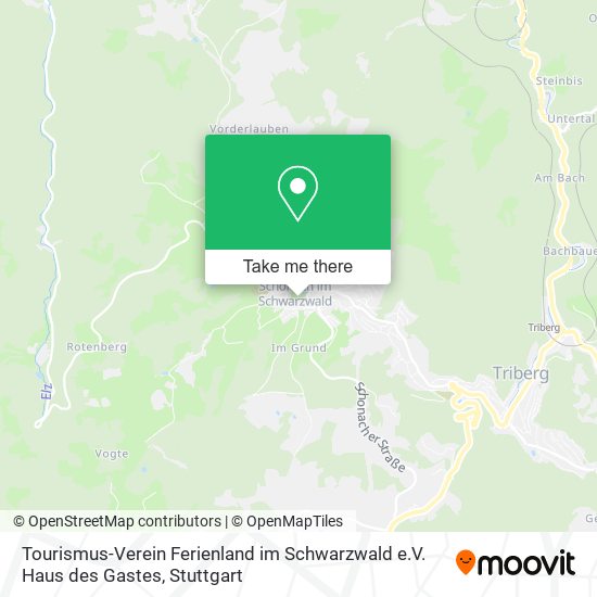 Tourismus-Verein Ferienland im Schwarzwald e.V. Haus des Gastes map