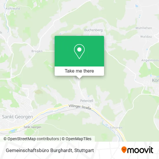 Карта Gemeinschaftsbüro Burghardt