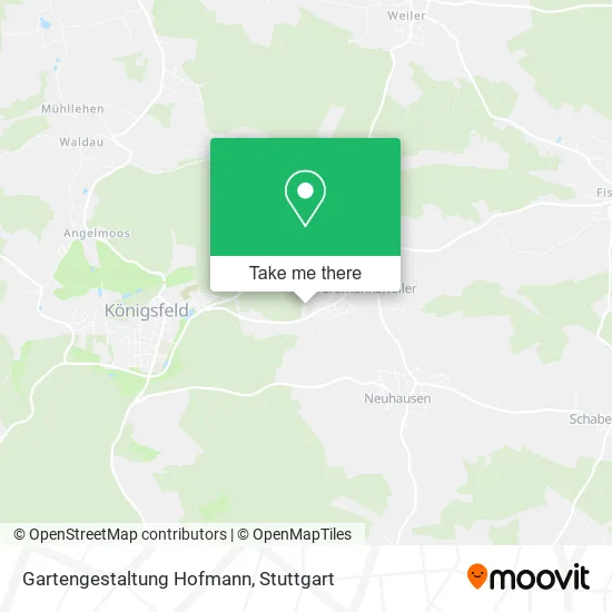 Карта Gartengestaltung Hofmann