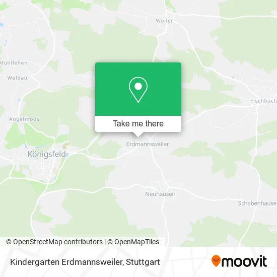 Карта Kindergarten Erdmannsweiler