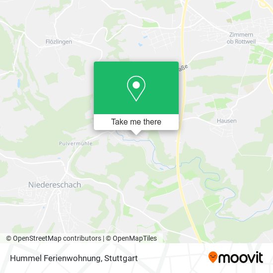 Hummel Ferienwohnung map