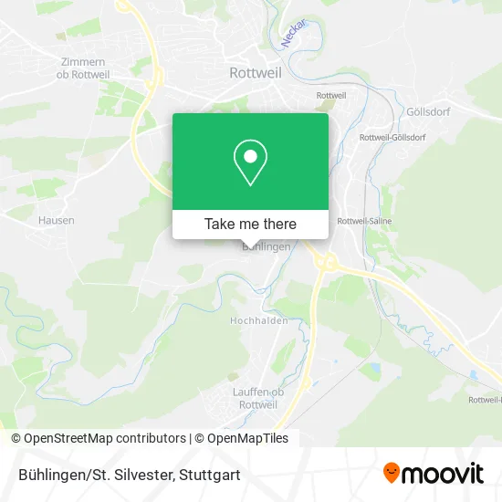 Карта Bühlingen/St. Silvester