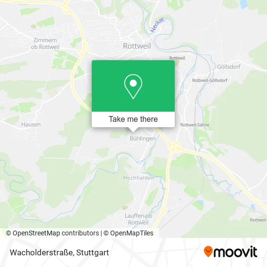 Карта Wacholderstraße