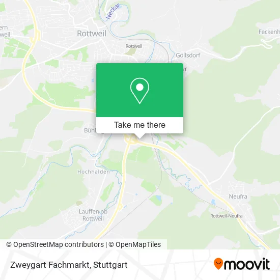 Карта Zweygart Fachmarkt