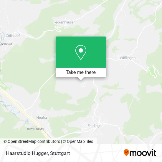 Haarstudio Hugger map