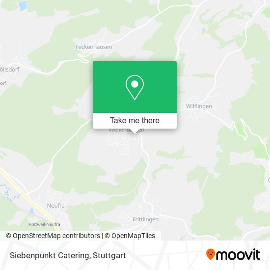 Siebenpunkt Catering map