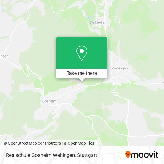 Карта Realschule Gosheim Wehingen