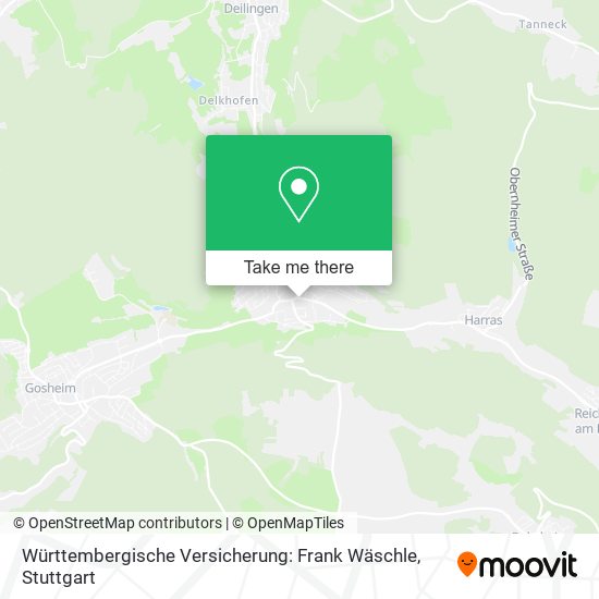 Württembergische Versicherung: Frank Wäschle map