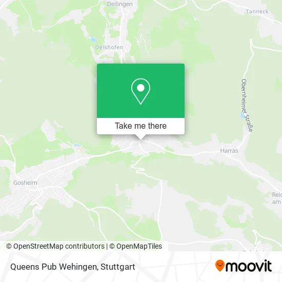 Карта Queens Pub Wehingen
