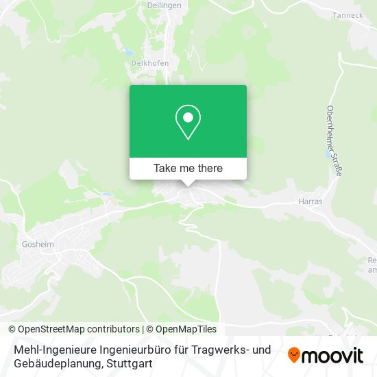 Mehl-Ingenieure Ingenieurbüro für Tragwerks- und Gebäudeplanung map