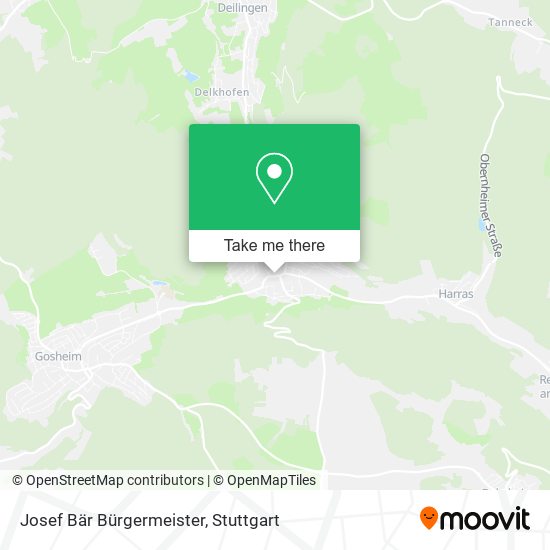 Josef Bär Bürgermeister map