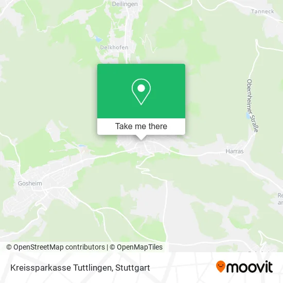 Карта Kreissparkasse Tuttlingen
