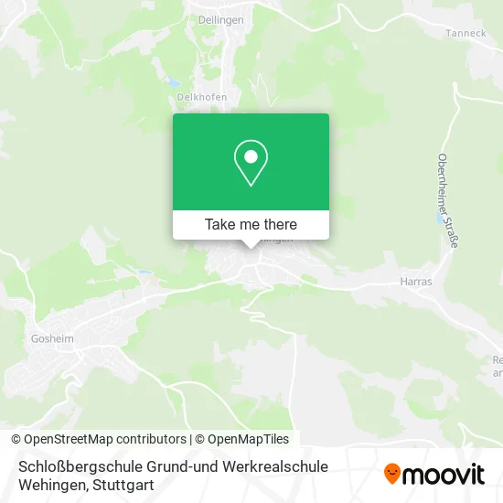Карта Schloßbergschule Grund-und Werkrealschule Wehingen